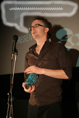 Berny_accepts_Audience_Choice_Award